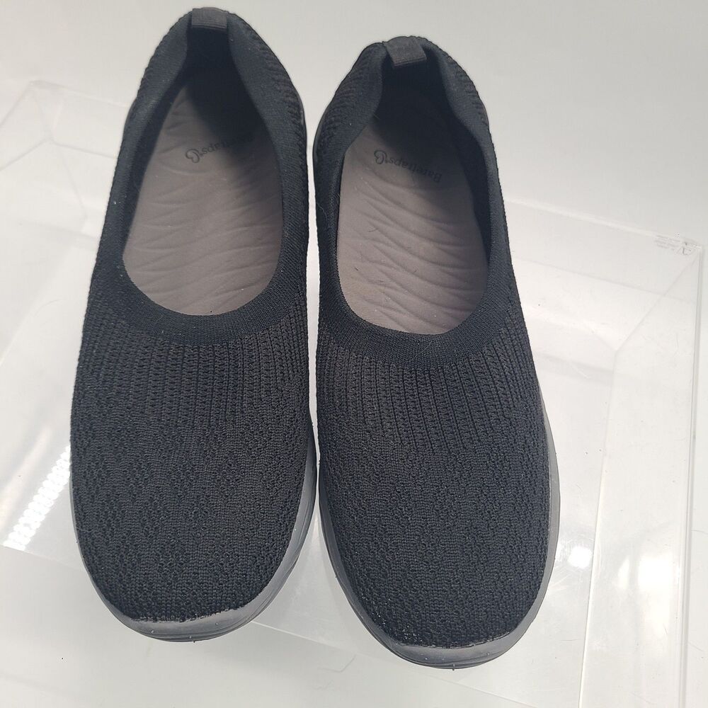 Bear Trap Lela Knit Slip On Shoes Womens Size 11 M Black Fabric - Picture 7 of 9
